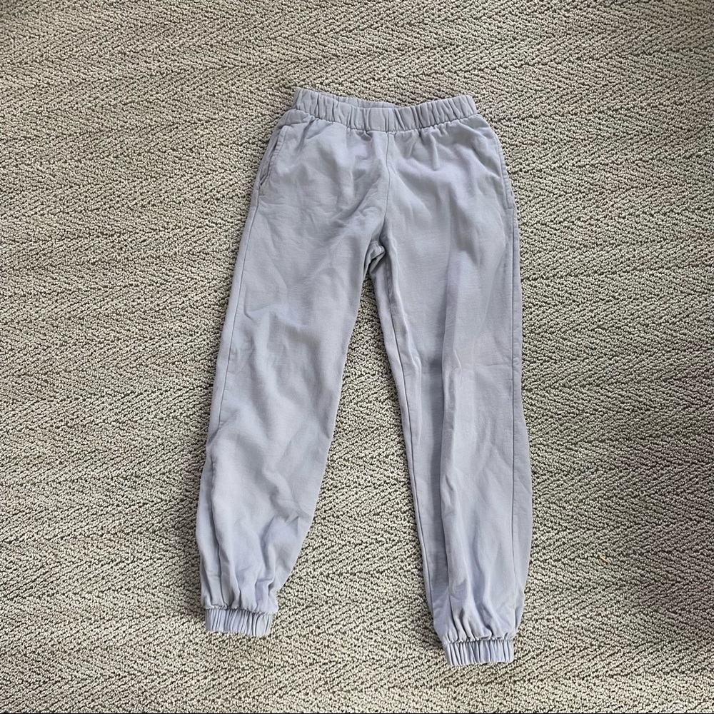 brandy melville light blue sweatpants